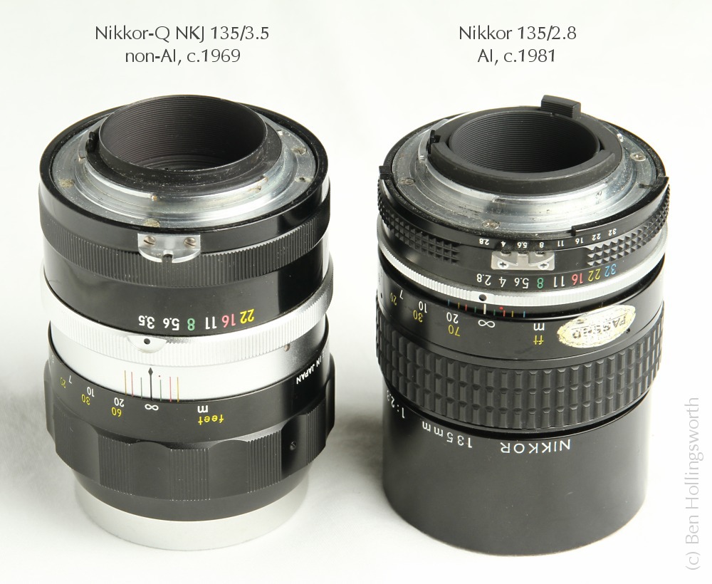 Prairie Rim Images Old glass Nikkor nonAI, AI, and AIS lens differences