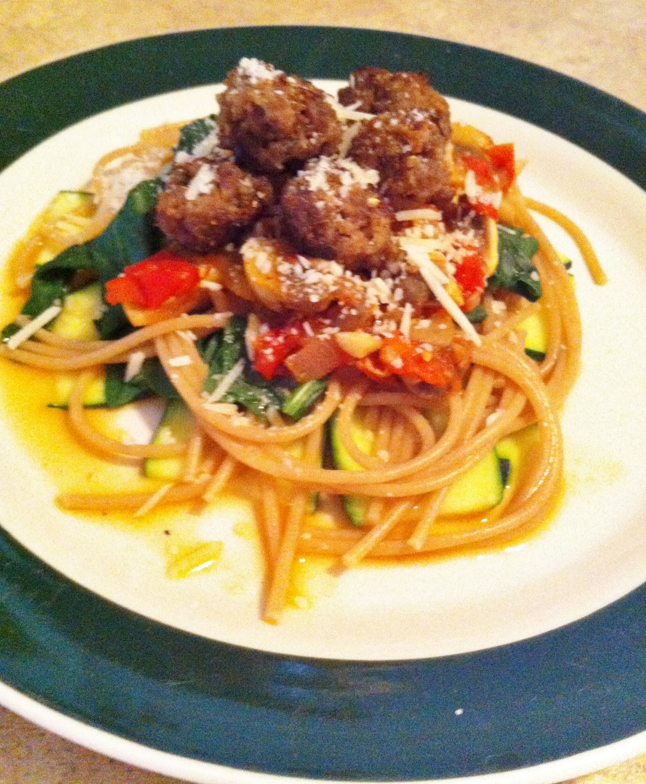 Navigating a Cluttered Kitchen Farm Fresh Pasta with Ricotta Meatballs