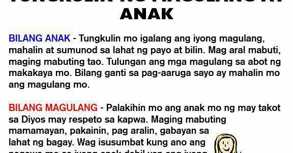 Learn with Us: Tungkulin ng Magulang at Anak