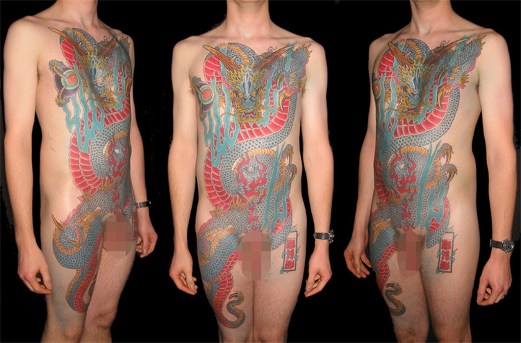 Among dragon tattoo designs, tribal tattoos are the most appealing ones. 