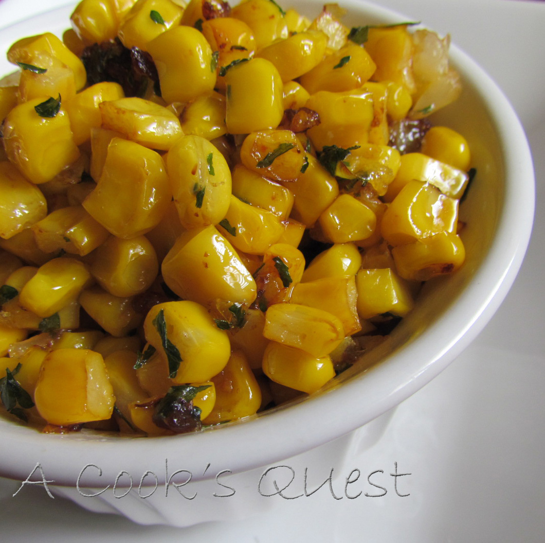 A Cook's Quest Pan Roasted Corn