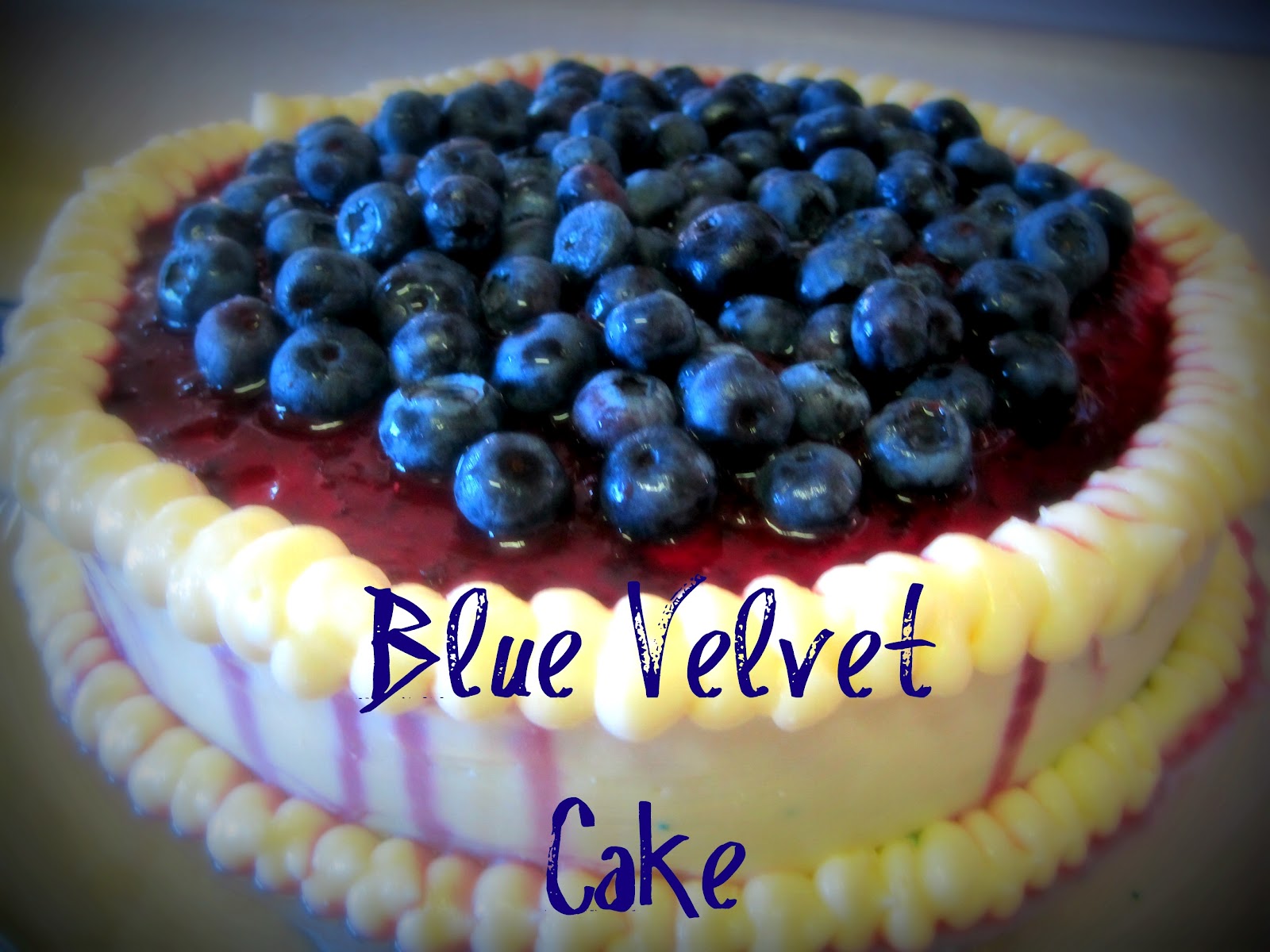 Blue Velvet Cake Recipe With Blueberries Blue Velvet Cake Recipe With Blueberries