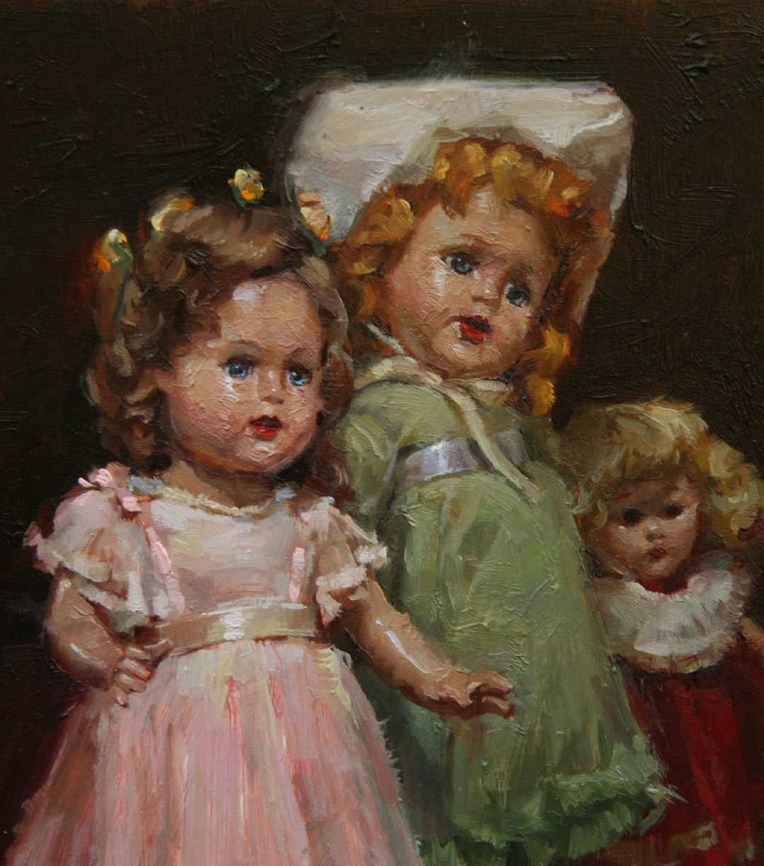 Duchess Trading New painting "Little Dolls" & Color Comp