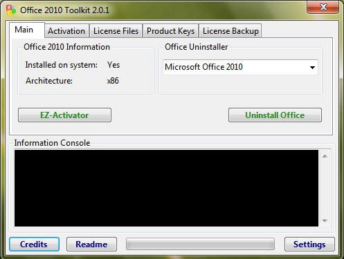 kms activator for any version of ms office 2010