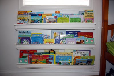 Bookshelves on Miss Third Grade  Rain Gutter Bookshelves