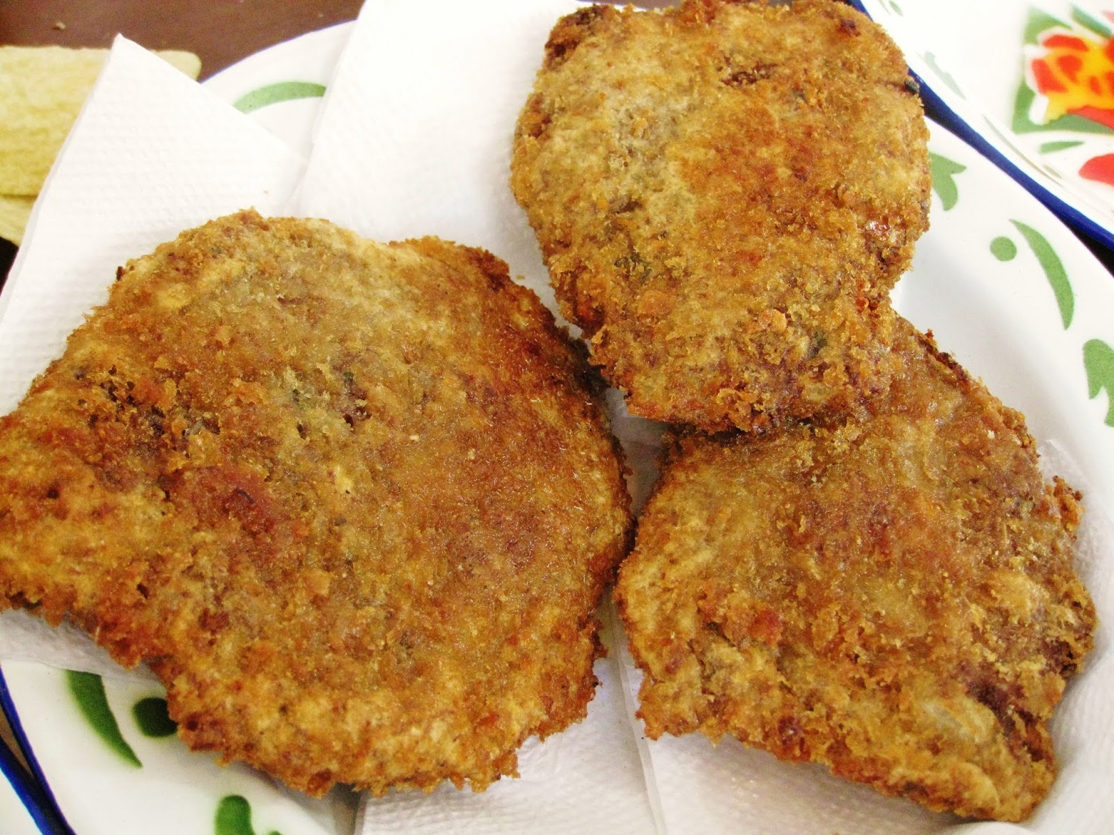 Bife de fígado de um jeito diferente /Bife de fígado à milanesa