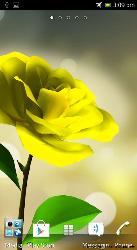 Flower 3D Android Live Wallpaper nitrio Flower 3D Android Live Wallpaper nitrio