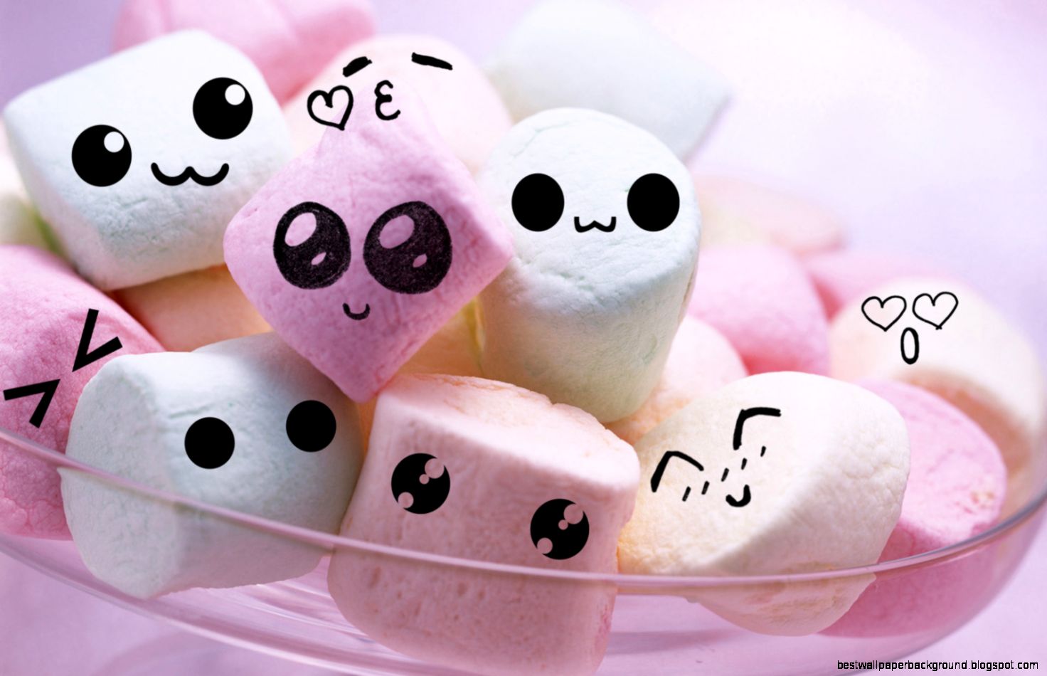 Cute Marshmallow Faces Cute Marshmallow Faces