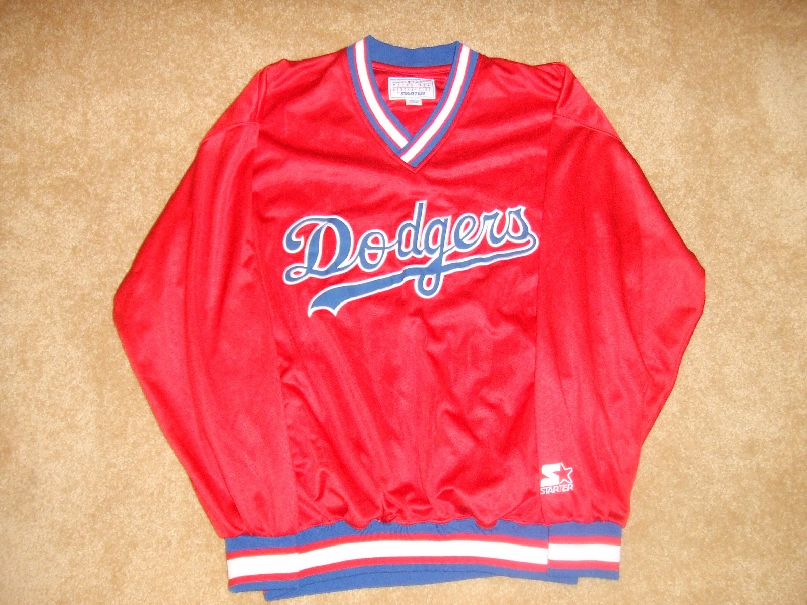 Vintage10916 Store Vintage Starter Dodgers Los Angeles Pullover Jacket