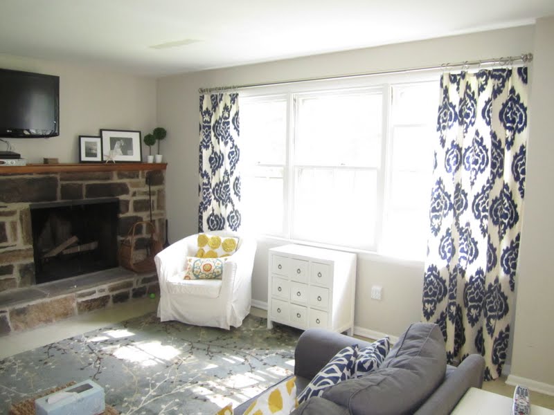Swoon Style and Home Den Curtains Are Done!