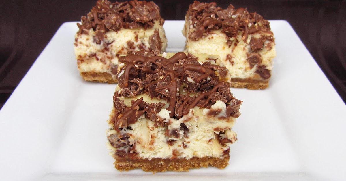Toblerone Cheesecake Bars Once Upon a Cutting Board