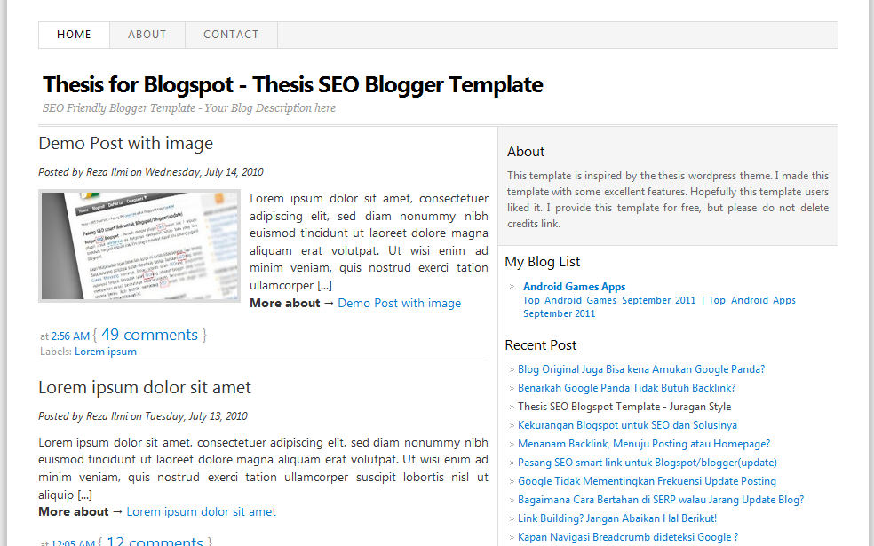 Example of blog entry picture