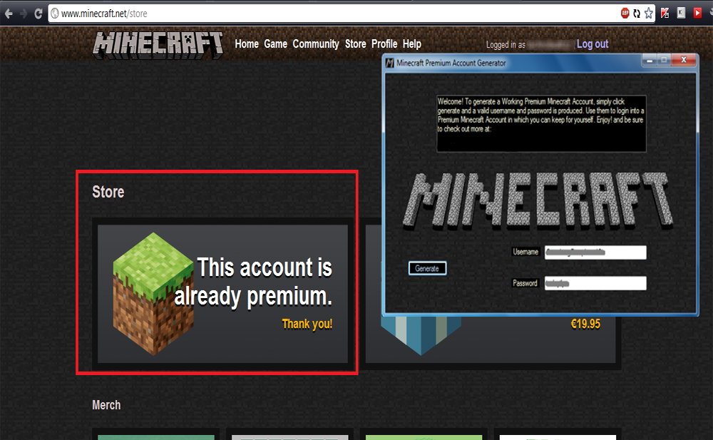 How to get free minecraft accounts no java