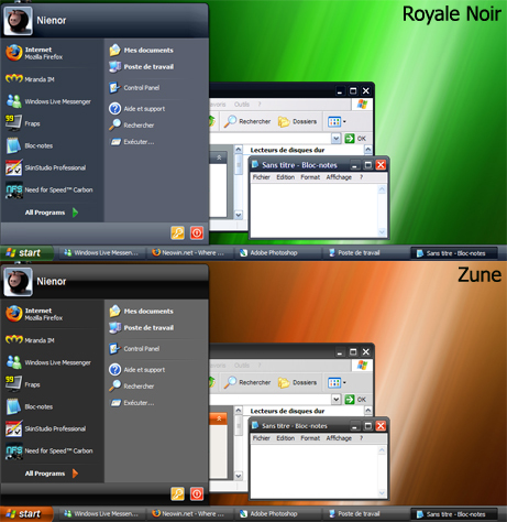 Royale Noir Theme for WinXP