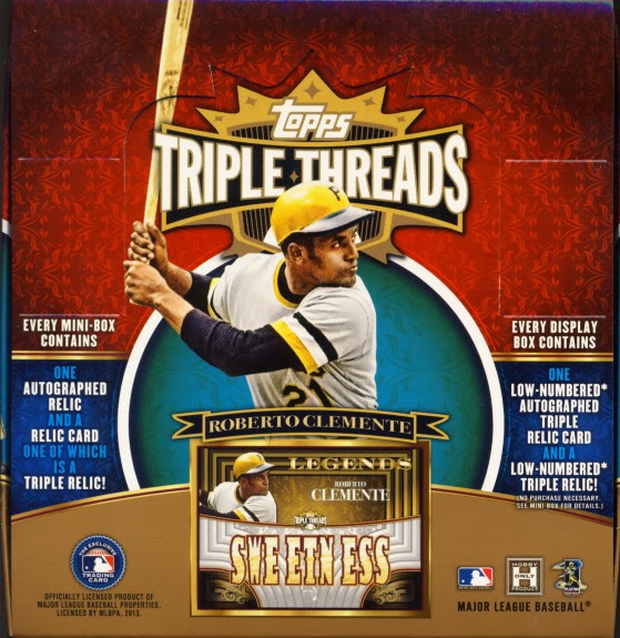 All About Cards 2013 Topps Triple Threads Baseball Box Break Recap and