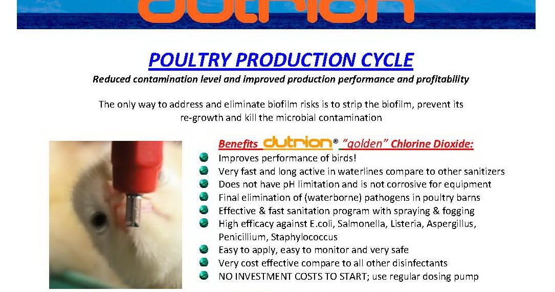 PakWater Care Services Dutrion Chlorine Dioxide; 1 Water Treatment