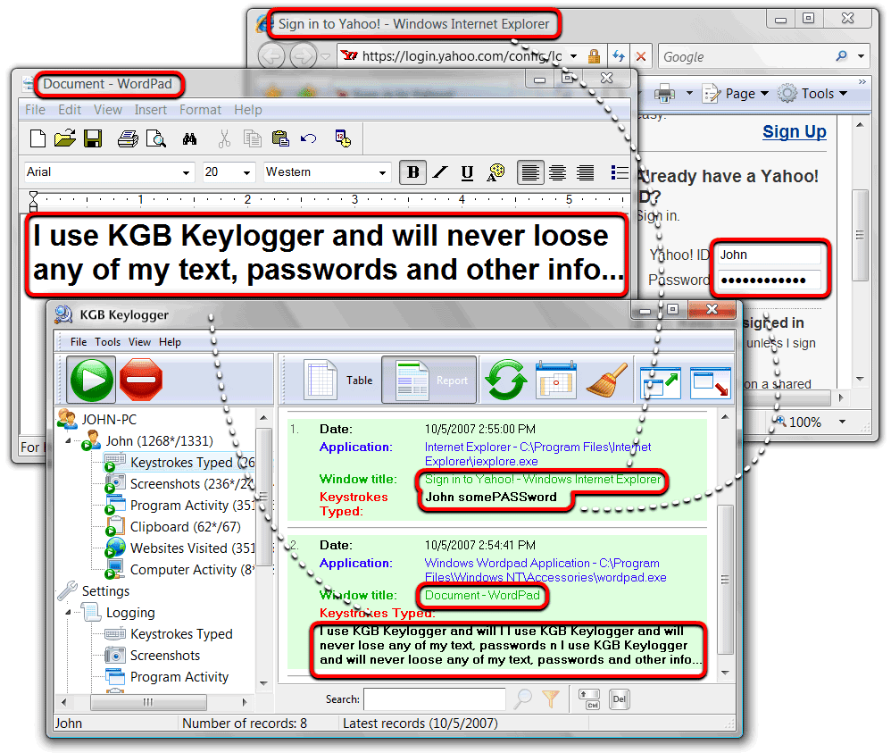  Free Kgb Keylogger  -  11