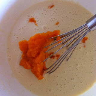 Mix in pumpkin puree