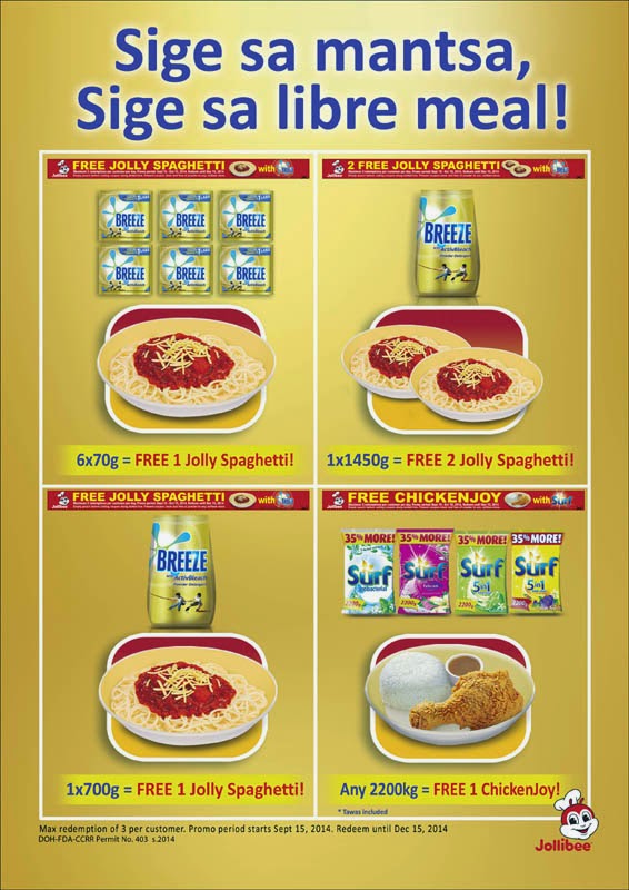 Sige sa mantsa, Sige sa libre meal! - Rochelle Rivera
