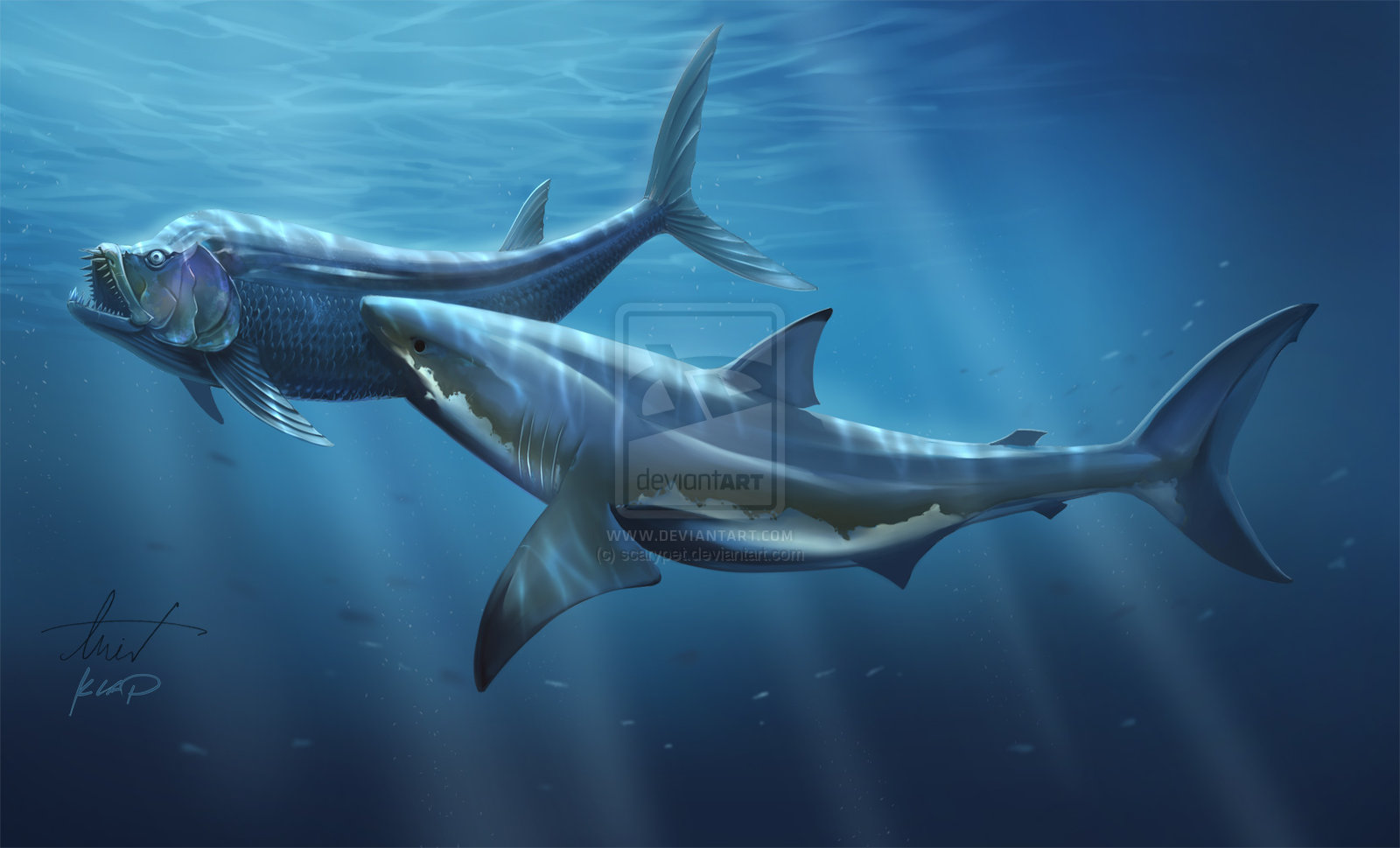 Xiphactinus Ikessauro