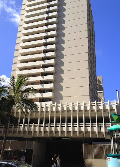 Mid-Century Modern Building Architecture Oahu Hawaii Waikiki