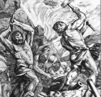Kronos And Zeus fight