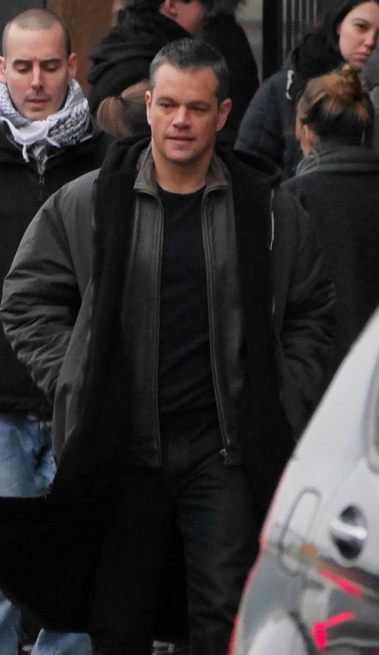 Matt Damon Filming the Fifth Installment of The Bourne