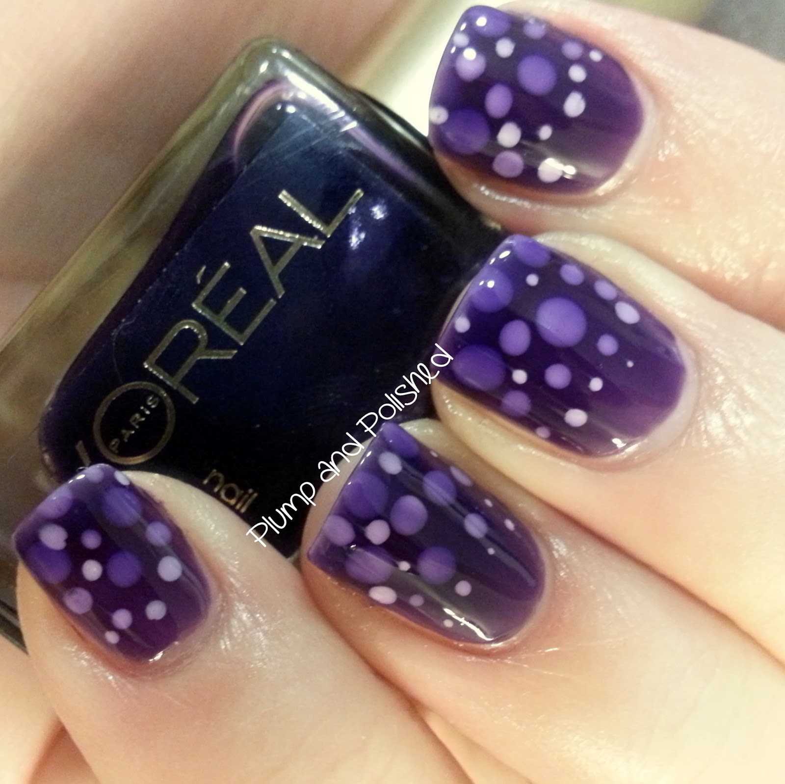 Plump and Polished L'Oreal Berry Nice and a Jelly Nail Art Sandwich