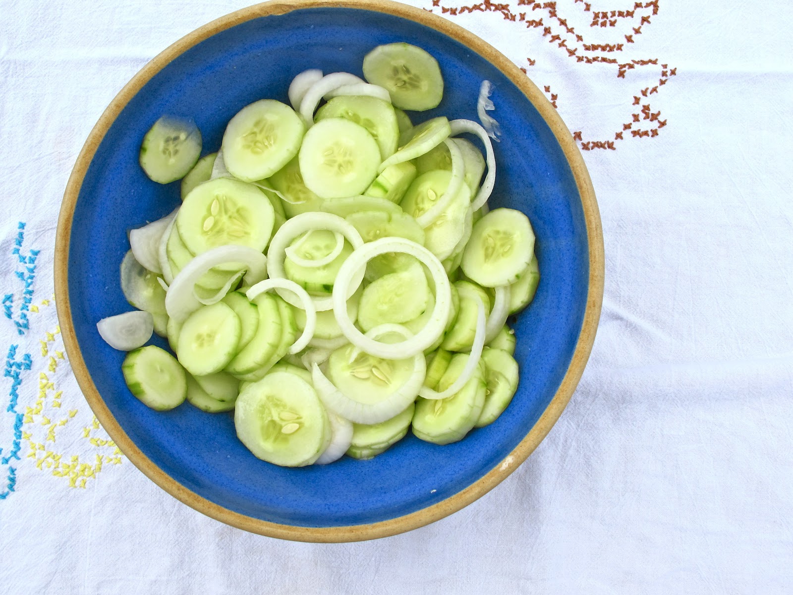 Jenny Steffens Hobick Classic Cucumber Onion Pasta Salad Summer