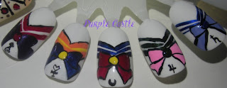 Purple Castle: Sailor Moon Nails