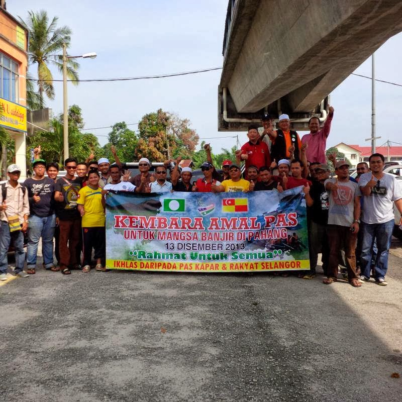 KHIDMAT MERU YDP Pas Kapar Yb Dr Rani mengetuai Misi Bantuan Mangsa