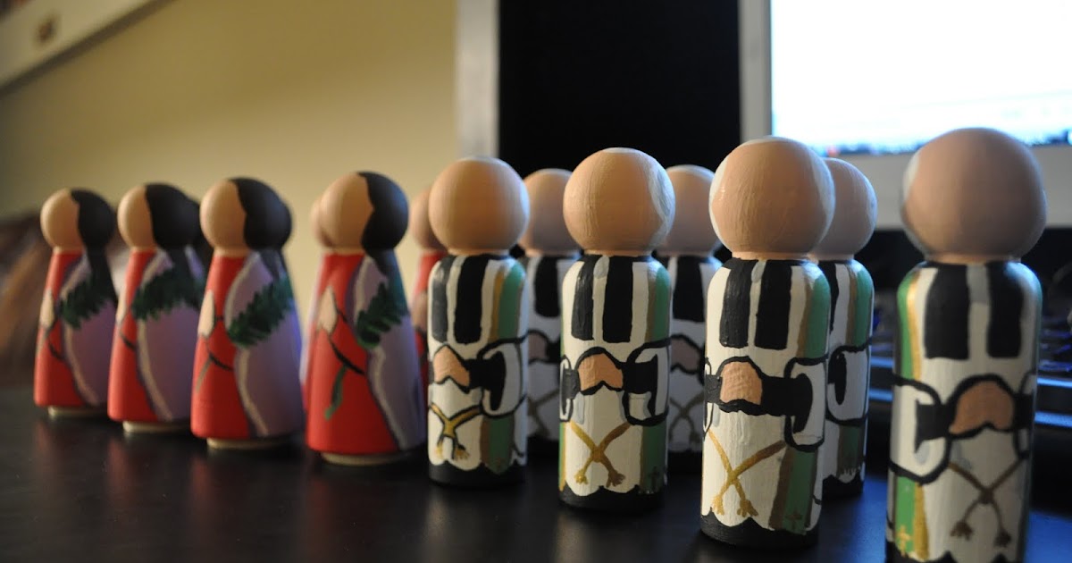 My Child, I Love You Wooden Painted Saints