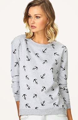 Forever21 Anchors Away Sweater Spring 2014