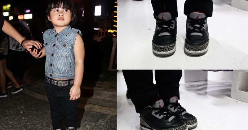 jordan 3 black cement baby