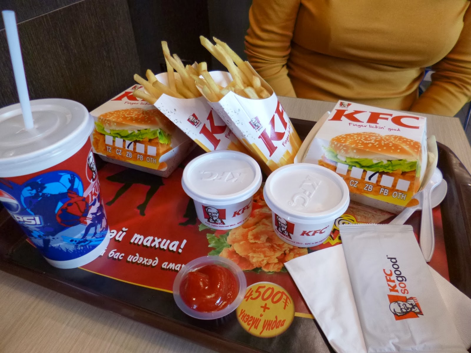 Kentucky Fried Bloggin' KFC Mongolia