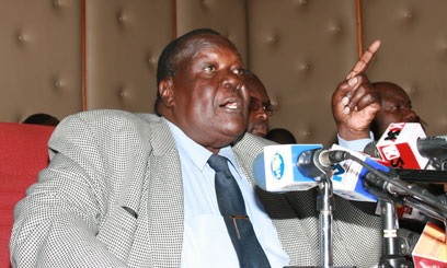 Kenya National Union of Teachers(KNUT) Secretary General David Okuta