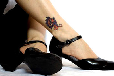 ankle tattoo design for girls
