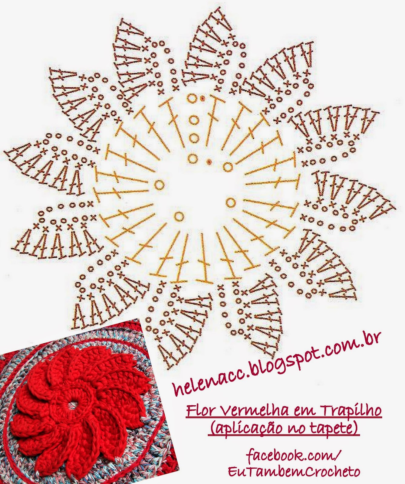 ergahandmade Crochet Rug + Diagrams
