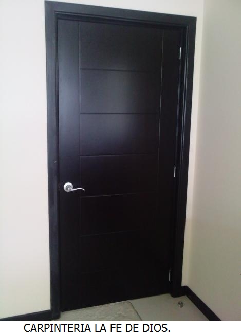 Carpintería la fe de Dios.: PUERTAS PRINCIPALES Y DE RECAMARAS.