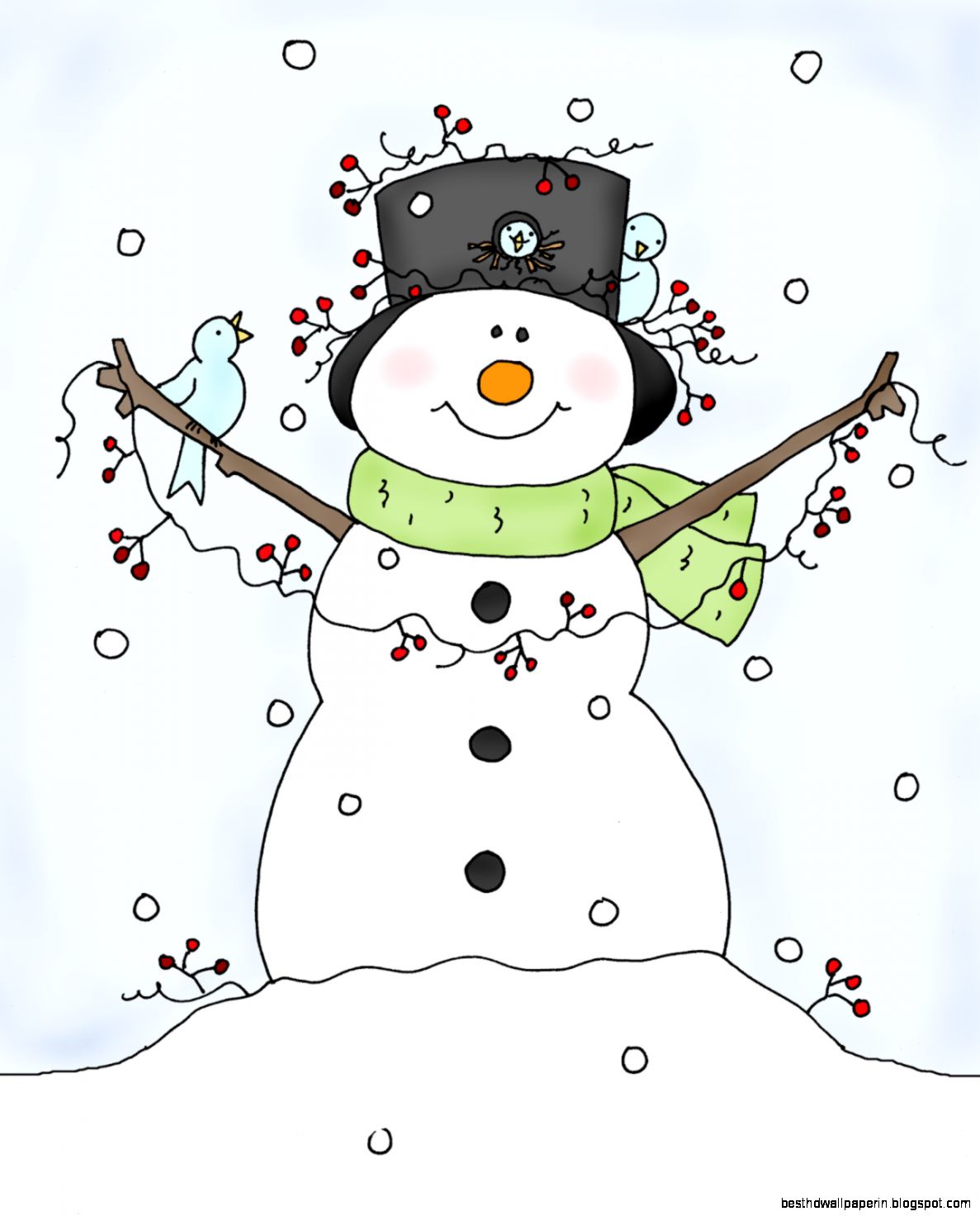 Frosty the Snowman Coloring Frosty the Snowman Coloring