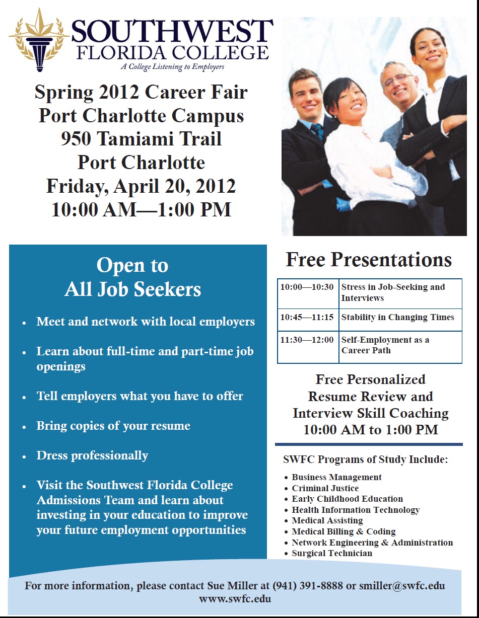 careers fairs flyers