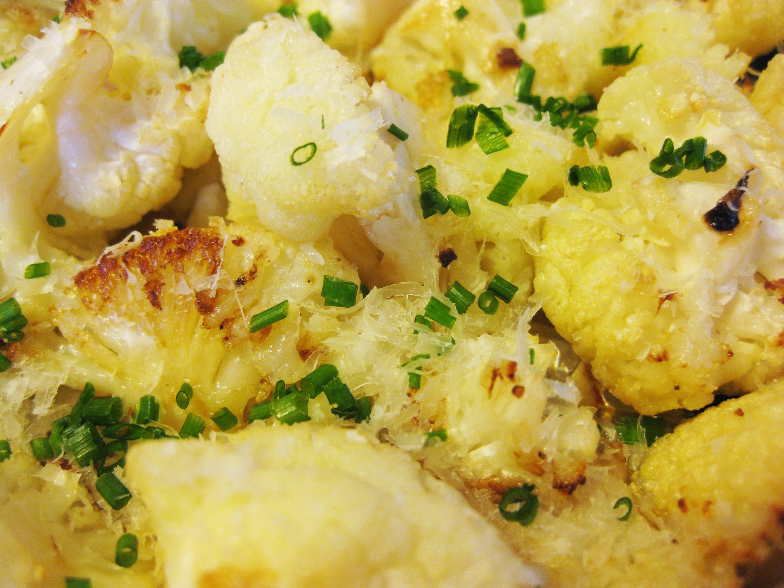 Bloatal Recall Roasted Cauliflower with Garlic, Lemon and Parmesan