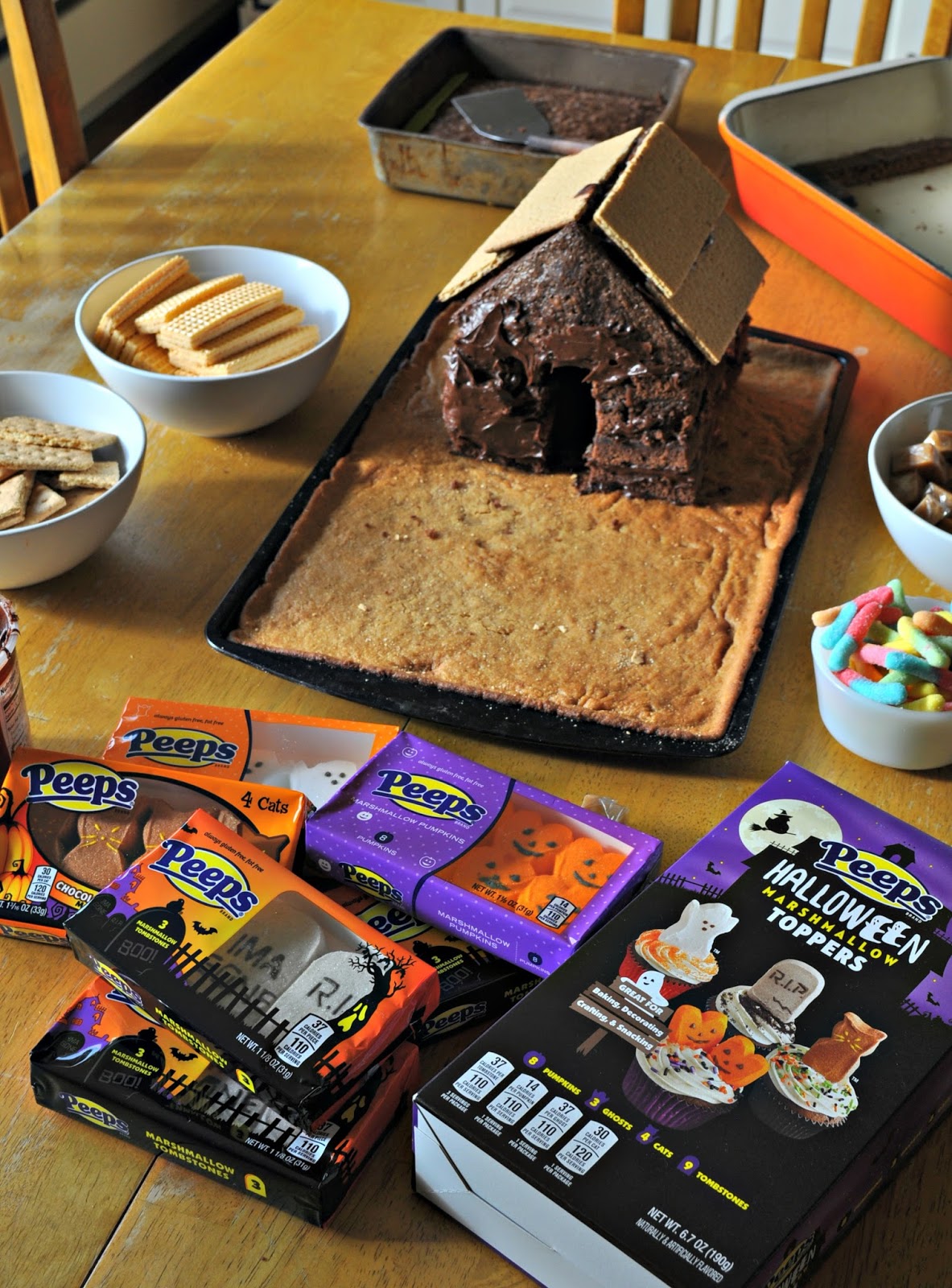 Bake, Make, and Decorate a Haunted Brownie House
