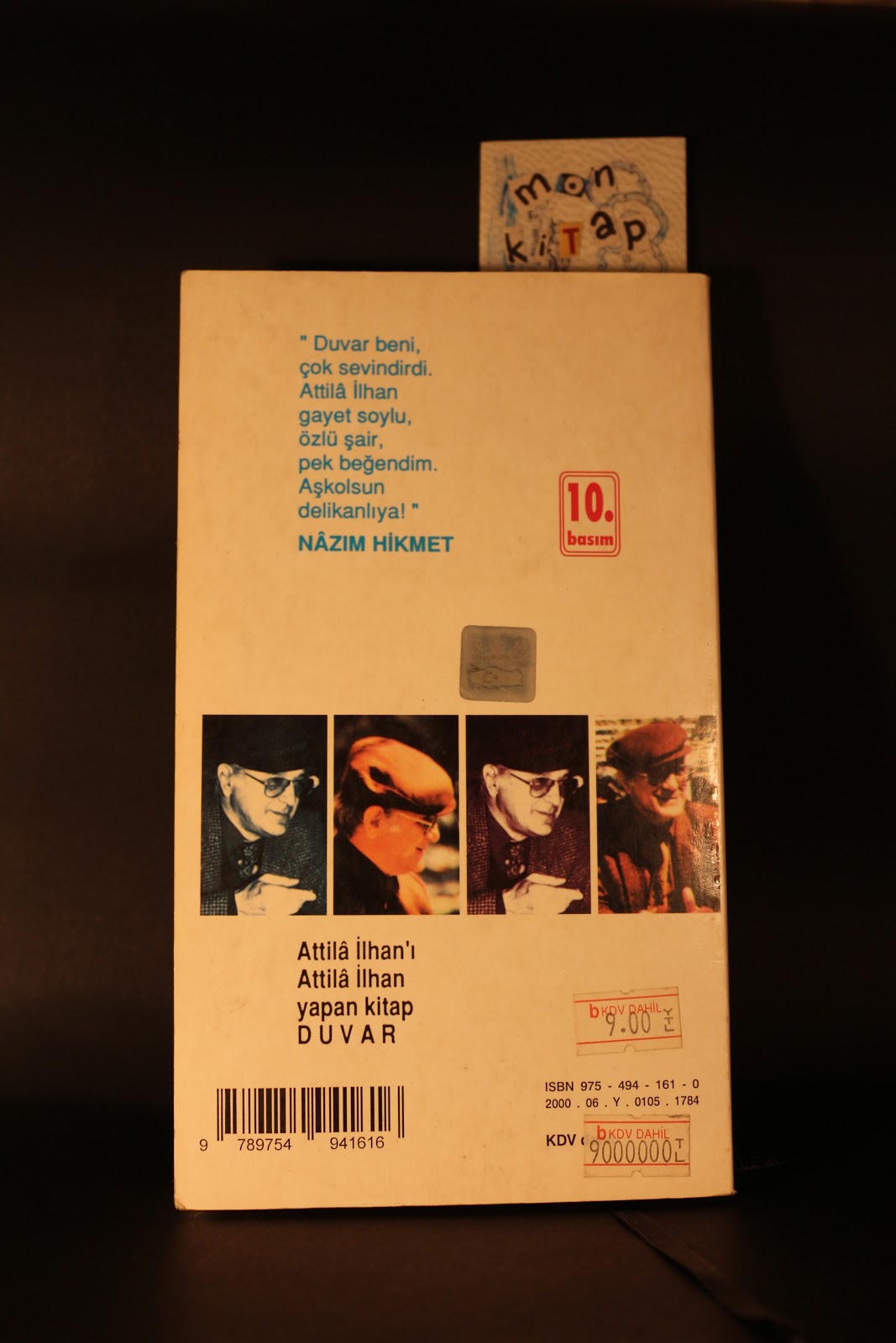 Attila İlhan mon kitap
