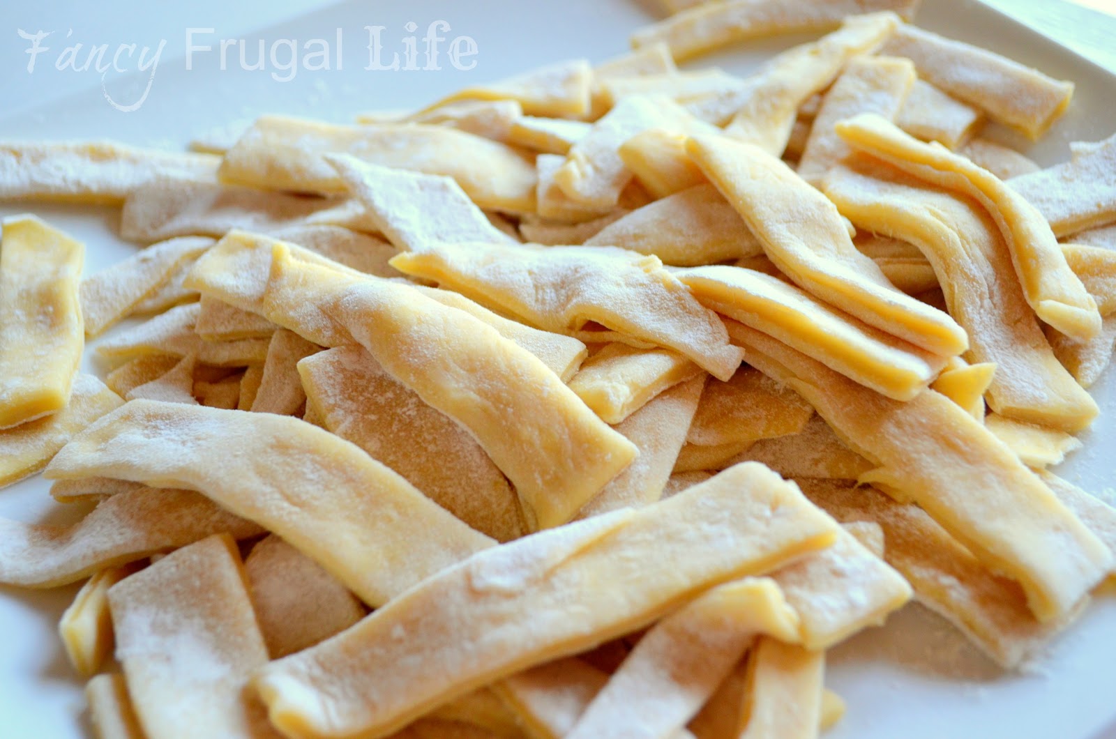 How to Make Homemade Egg Noodles for Soup (Turkey Noodle ...