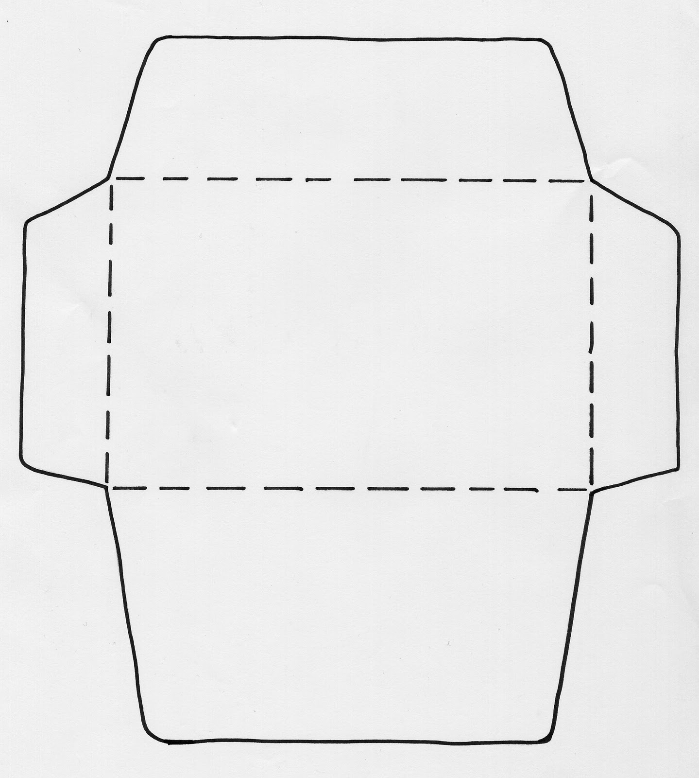 Modèle de mini enveloppe - Tête à modeler