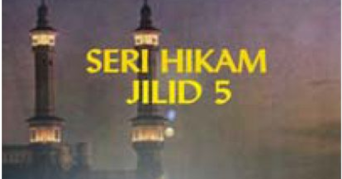 ABSHOR BookStore: SERI HIKAM Jilid 5 (Melihat Kemungkinan Bukan Keadaan)