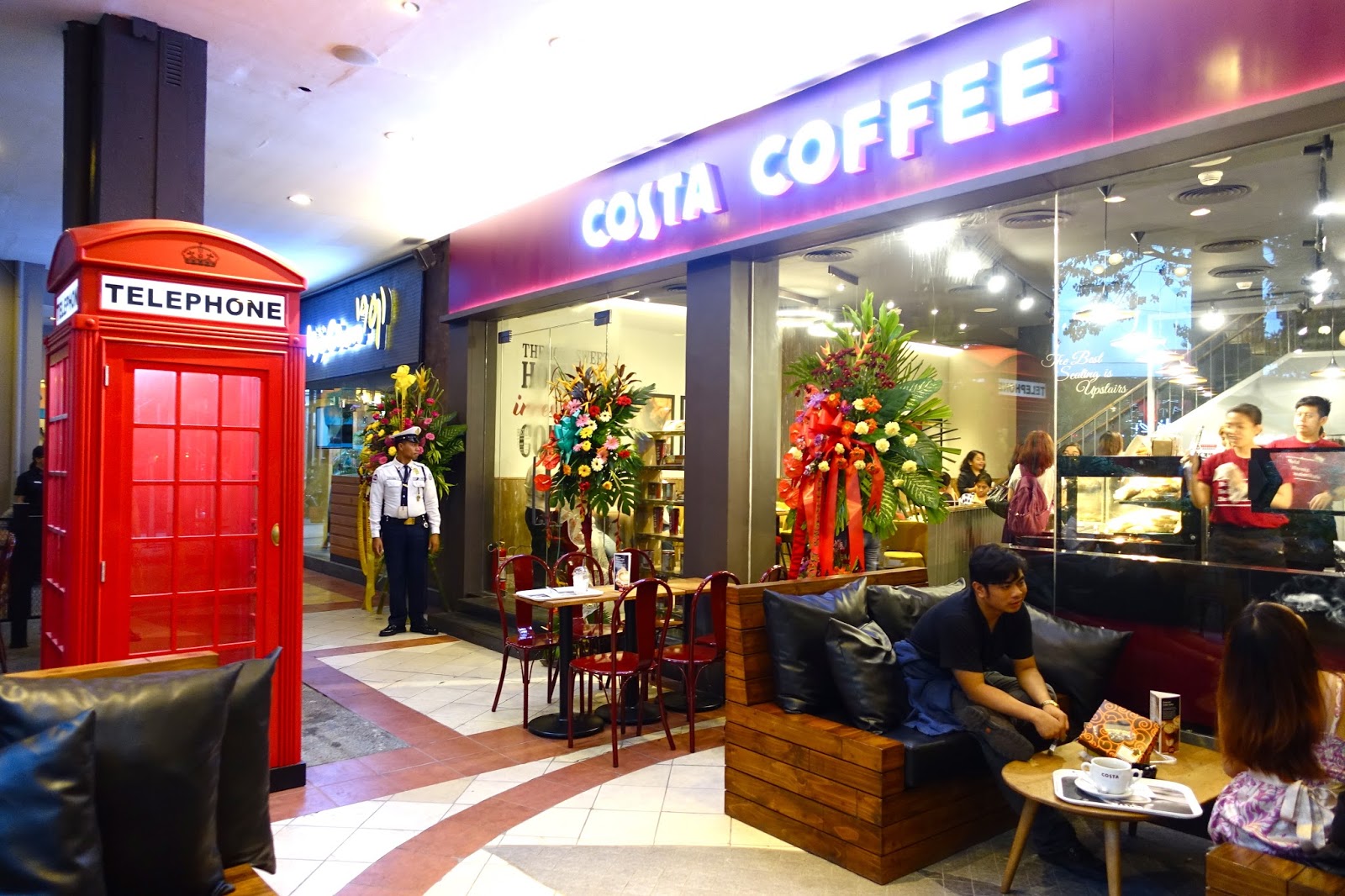 jin loves to eat Costa Coffee