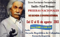 Prepárate para las Pruebas Nacionales. 2da.Convocatoria.