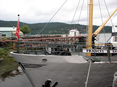 Our trusty ship, the MV Frances Barkley,  stilled tied up in Port Albrni (2009-07-06)